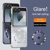 Nano Matte Bezel-less Powerful Magnetic Fully Wrapped Case For Samsung Z Flip 7 Flip7 Fe Galaxy Z Flip 6 5 4 3 Protect Cover