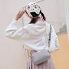 Women's bag new camera bag niche ribbon crossbody camera bag casual simple small square bag gift bag