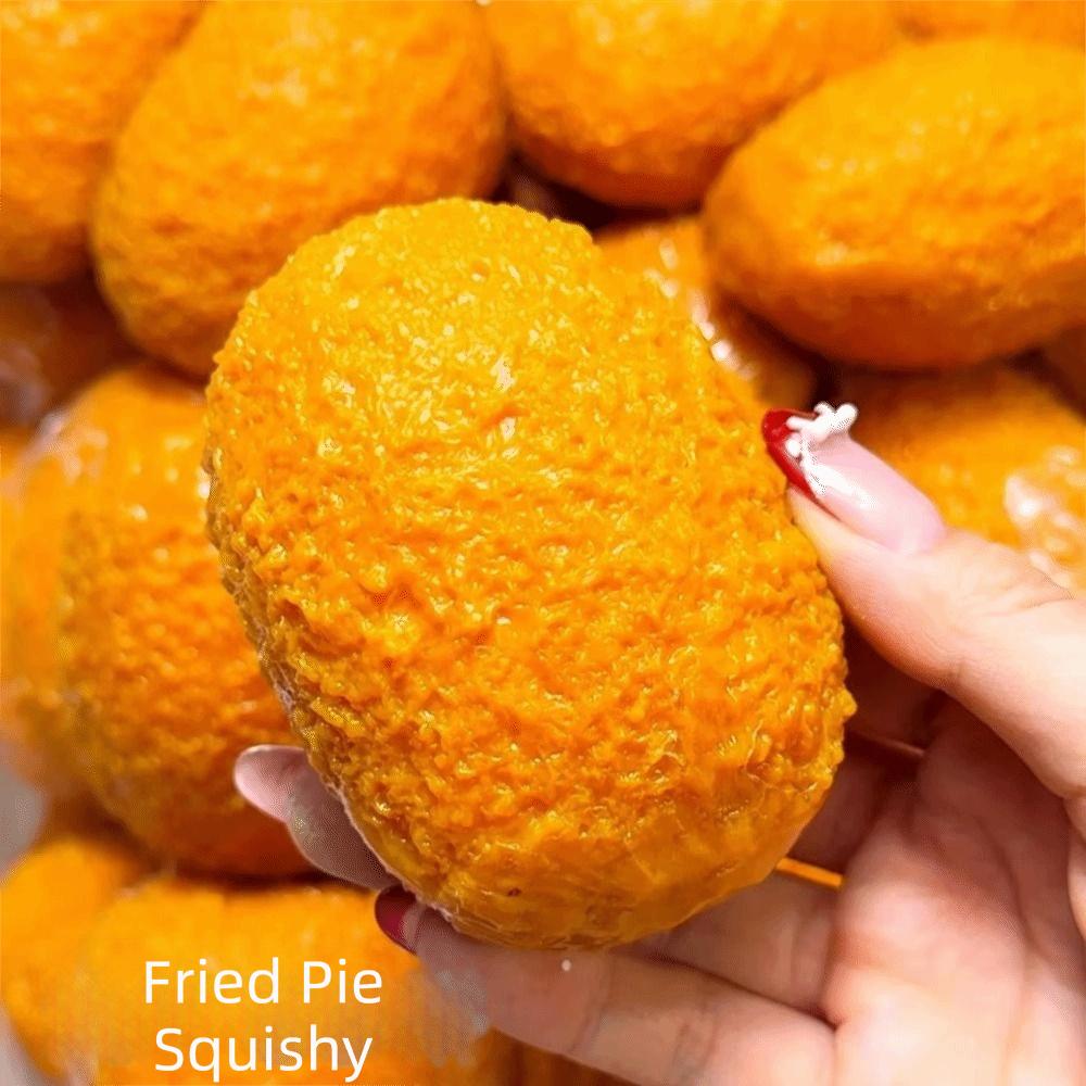 Food-themed Crunch Fried Pie Hand Relax Blocks Filled Squishy Crunchy Squeeze Children Gifts