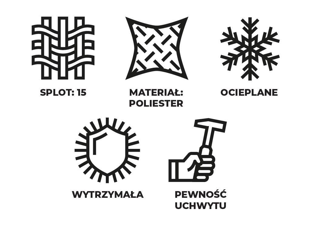 Stalco Rękawice Poliestrowe Winter Foam 9 Perfect S-76396