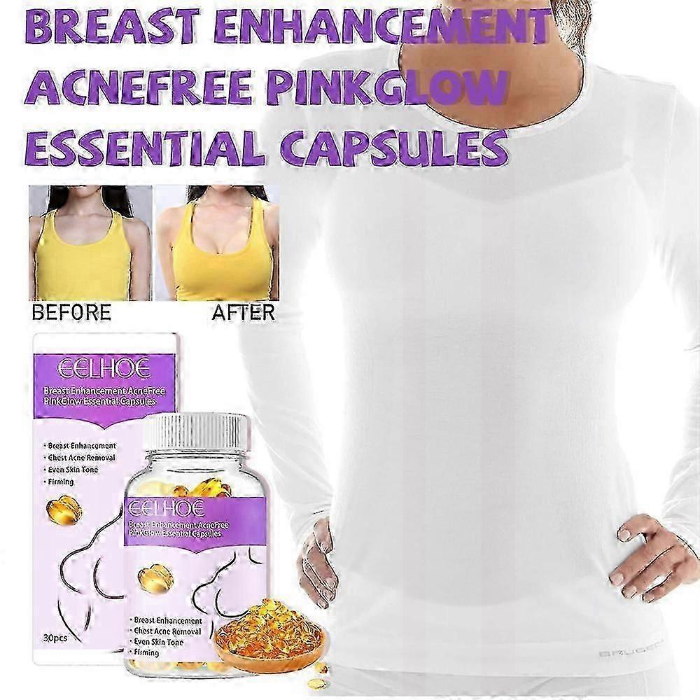 For Breast Enhancement Oil Capsule Breast Firming Tightening Massage Bigger Chest Lift Oil Fast Growth Breast Bigger Capsules Feel