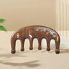 TAN MUJIANG Palm Comb South American Rosewood Taketsuru Design Compact Massage Comb "Wuyou" Anti-static