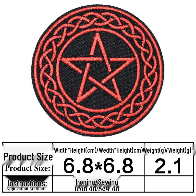 Вышитые нашивки серии «Череп» - DIY модные аппликации