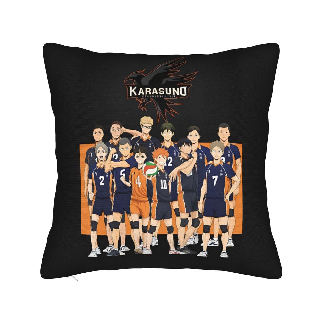Oikawa Haikyuu Anime Pillowcase Cushion Cover Decorative Bokuto Volleyball  Pillow Case Cover Bedroom Square