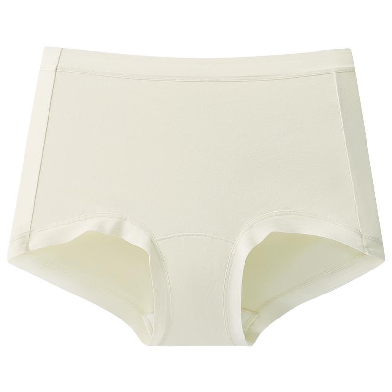 A-Grade Long-Staple High-Waisted Women's Cotton Briefs: Breathable, Soft, Antibacterial, Plus Size, Thin, Tummy Control, Extended Crotch.