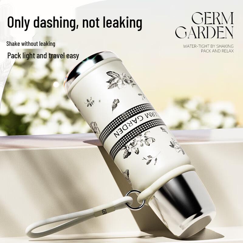 Gemigang 316 Stainless Steel Straw Water Bottle with Tea Infuser