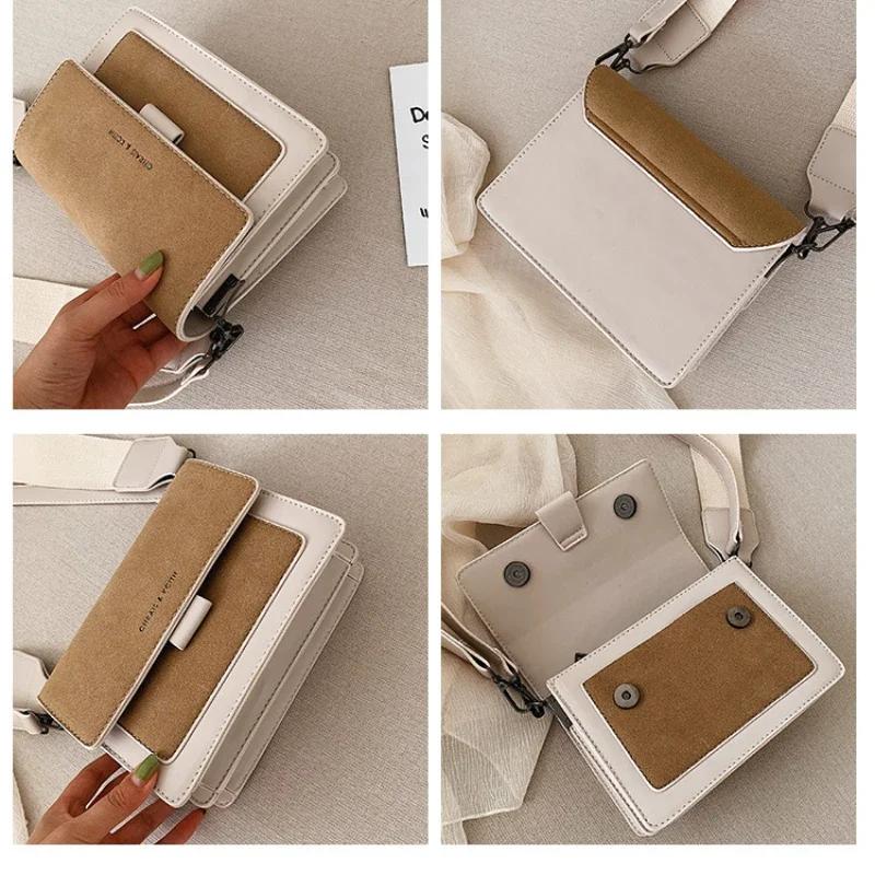 New Style Ladies Crossbody Bag Fashion Shoulder Casual Messenger Bags Frosted Fabric Mobile Phone Small Bags