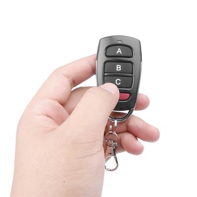 Porte-clés 4 clés 433 MHz Module récepteur de télécommande sans fil Transmetteur RF Clonage électrique Porte de garage Porte pour la maison