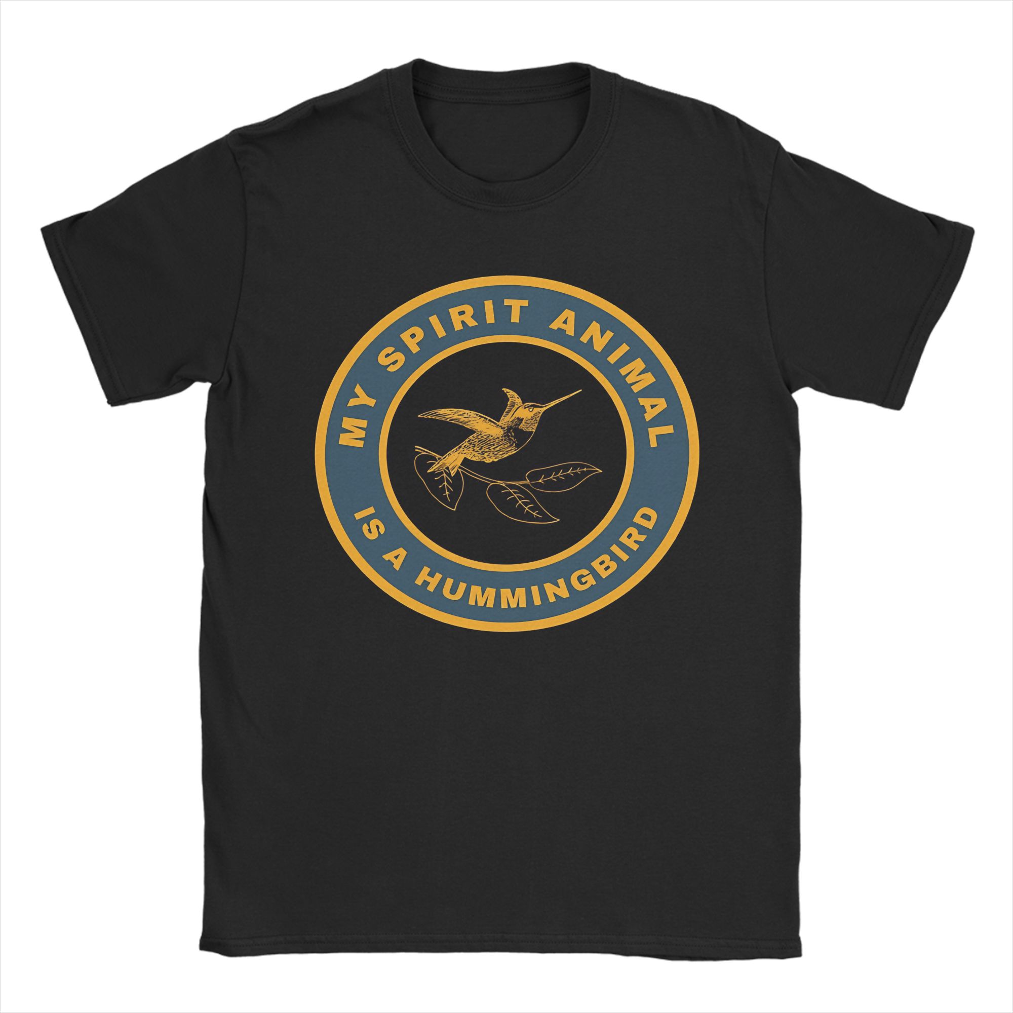 

My Spirit Animal is a Hormonal Parrot T Shirt Unisexs Cotton Funny TShirt Round Neck Tee Shirt Short Sleeve Tops Unique S