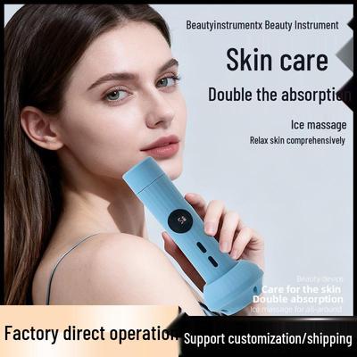 Handheld-Gesichtsmassagegerät: Multifunktionales Heiß- & Kalt-Beauty-Gerät für verbesserte Absorption