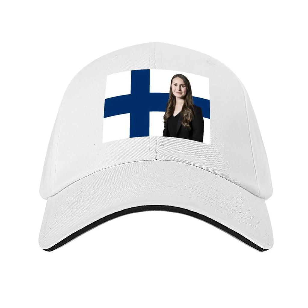 Sanna Marin Baseball Cap Tactical Cap Funny Hats Sunhat New In The Hat GirlS Hats Unisexs