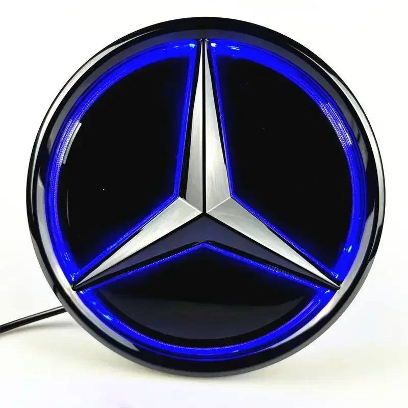 

Car Front Grill Logo Light LED Badge Sticker Luminous Decorative Light For Mercedes Benz Amg A B C GLK GLE W205 W204 W213 W2531 w204