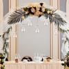 6/12 Stück Süßer Engel Glas Kristall Hängender Teelicht Kerzenhalter für Weihnachten Thanksgiving Party Tisch Luftpflanzen