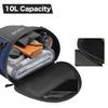 MOSISO Motorcycle Tail Multifunctional Waterproof Polyester Storage Saddle 10L Outdoor Sports Bike Rear Seat Light Tank Tool Carry Bag with Shoulder