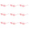 Lovatfirs 9 Pack Square Sunglasses For Party Trip Women Men Different 13 Color UV Protection