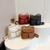 Soild PU Zipper Shoulder Bags Zipper Fashion Crossbody  Brand Ladies Bags Hot Sale Simplicity