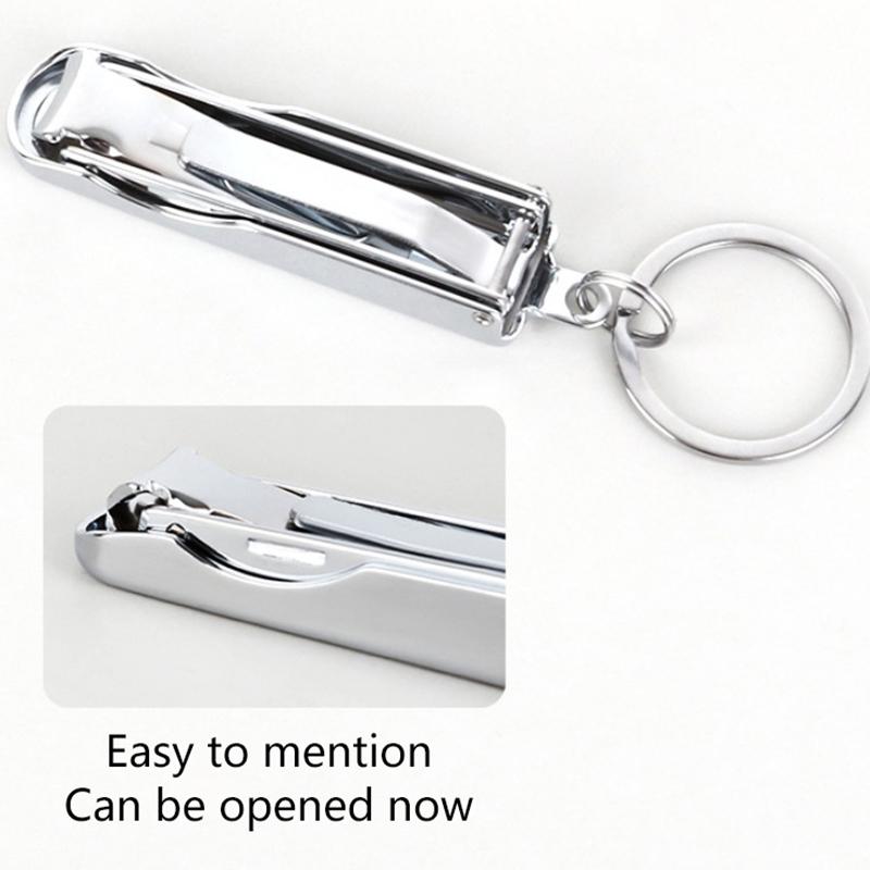 1Pcs Foldable Ultra-Thin Portable Carbon Steel Nail Toe Cutter Trimmer Scissor Manicure Pedicure Tool Fingernail Clipper