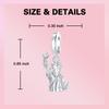 Girl Metal Statue Of Liberty Pendants Bangle Charms Fit Accessory Party Decorate Beads Make your own Fine Gifts Accessory Elegant Fashion Beautiful