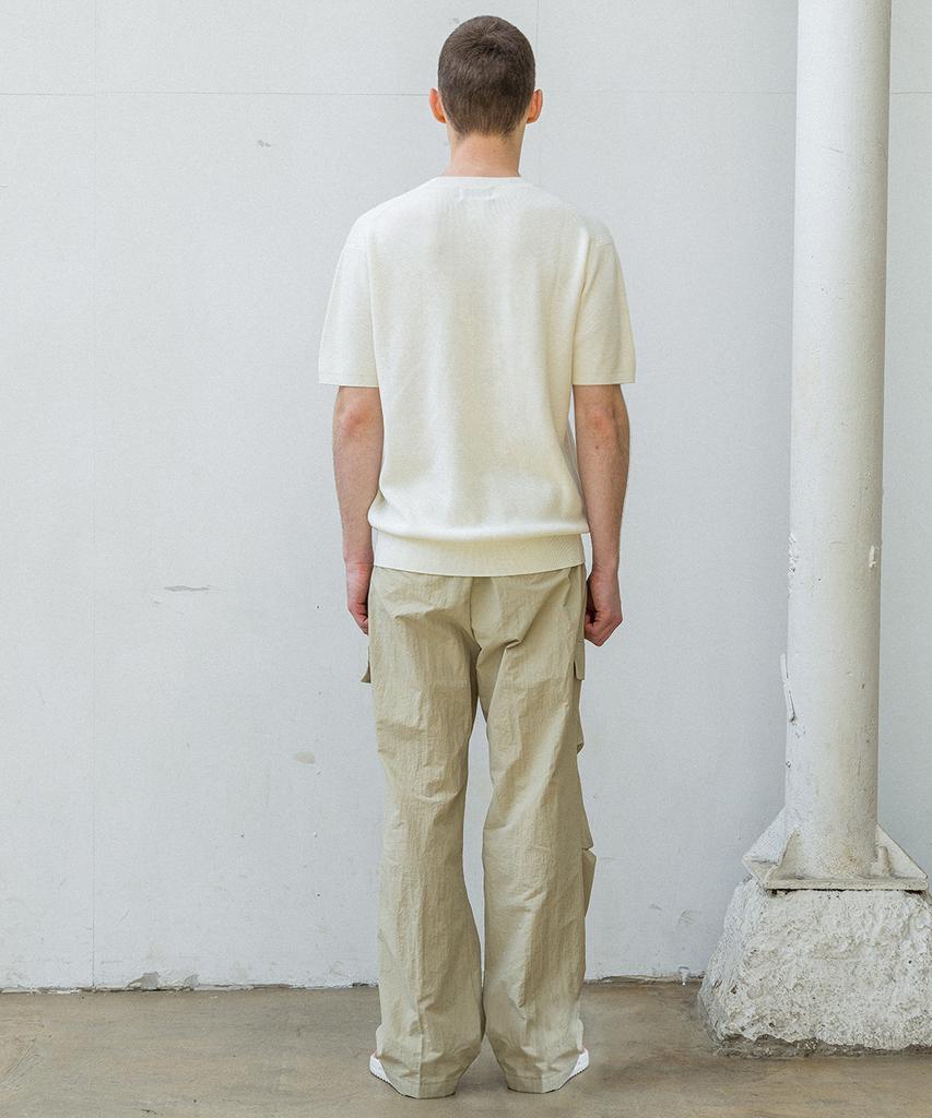 AGENT PEEK Agp Cool Round Half Knit Ivory