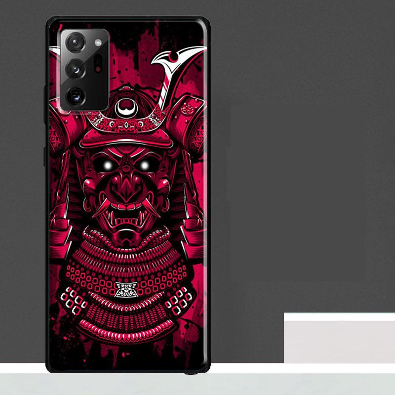 Japanese Samurai Oni Hannya Mask Case For Samsung Galaxy S25 Ultra S23 S22 S21 S24 Ultra S9 S10 S20 Plus S25 FE Phone Cover