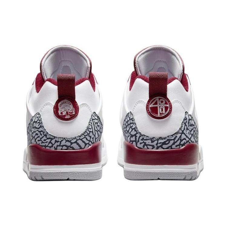Air Jordan Spizike Low 'Team Red' (Unisex) White / Team Red / Wolf Grey / Anthracite Vintage Basketball Shoes FQ1759 106