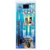 Fishing Rod and Reel Combo 127pcs Fishing Tackle Set Telescopic Fishing Rod Pole with Spinning Reel Floats Hooks