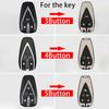 Zinc Alloy+Silicone Car Remote Key Case Cover, for Changan CS35plus CS75 CS55 Plus 2019 2020 Remote Fob Shell