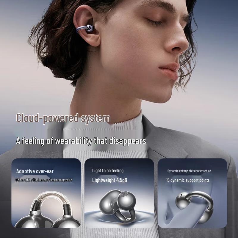SANAG S6S Ultra Ear-Clip Open-Ear Sports Bluetooth Headset