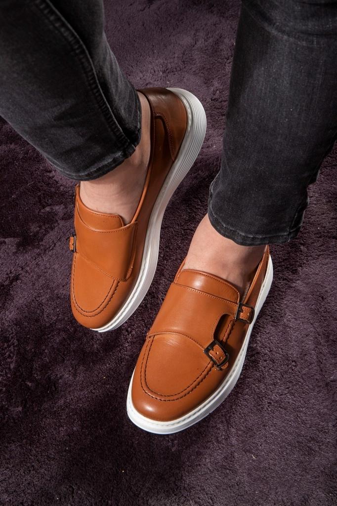 Chaussures Mocassins Homme Enjerr - Cuir PU, Semelle Antidérapante, Sans Lacets, Confort Orthopédique, Plusieurs Tailles
