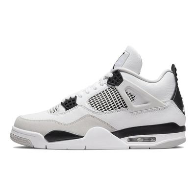 Air 4 Retro Military Black Unisex Sneakers White Neutral-Grey DH6927-111