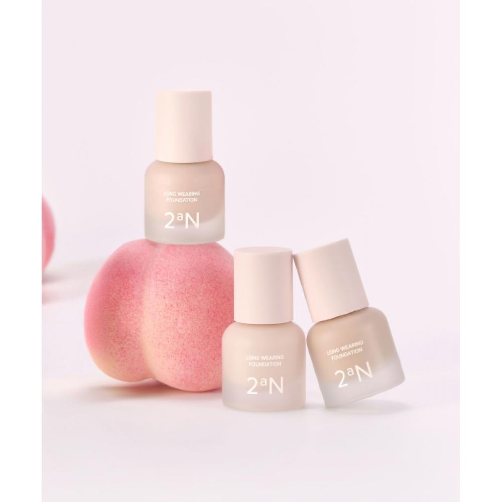 2an [free Tint] Long Wearing Foundation Mini 3 Colors