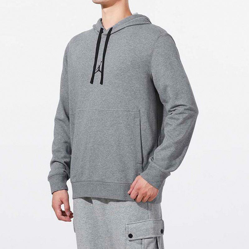 Jordan Sweatshirts Men's Gray Hooded Moderate Regular DA9861-091