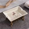 Vintage Ceramic Soap Dish for Cross-Border Export, European-Style Personalized Soap Holder for Bathroom & Laundry Room