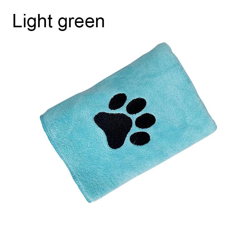 35*75cm/50*100cm Microfiber Pet Bath Towel Embroidered Super Soft Absorbent Cat For Dogs Blanket Grooming Supplies