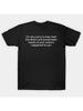 Men's Retro Humorous Quote T-Shirt Funny Apology Sarcastic Letter Print Classi