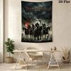 Name Custom Reaper Wall Tapestry Aesthetic Wall Hanging Printed Fabric Blanket Decorative Tapestries for Bedroom Living Room Home Decor