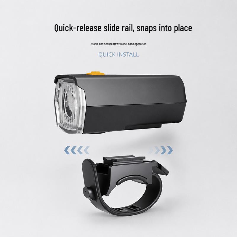 Rechargeable Rainproof Mountain Bike Front Light for Night Riding