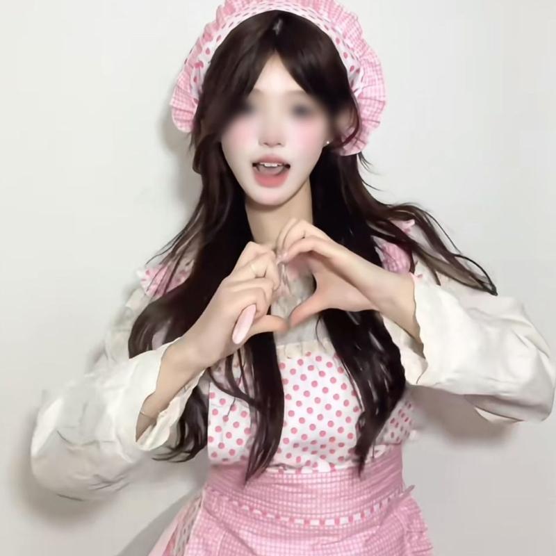 Accessori Costume da Cameriera Francese Grembiule da Cameriera Arricciato Regolabile Grembiule da Cucina Grembiule da Forno Fascia per Capelli Lolitas Donna