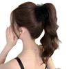 Elegant Feather Large Hair Claw For Women Girls  Hair Clips Versatile Shark Clip Exquisite Hair Accessories Gifts