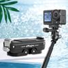 Kamera-Erweiterungshalterung mit 2-Zacken & 1/4-Gewinde Kamera-Schnellwechselbasis Erweiterungsadapter für DJI OSMO Action 5 Pro/4/3