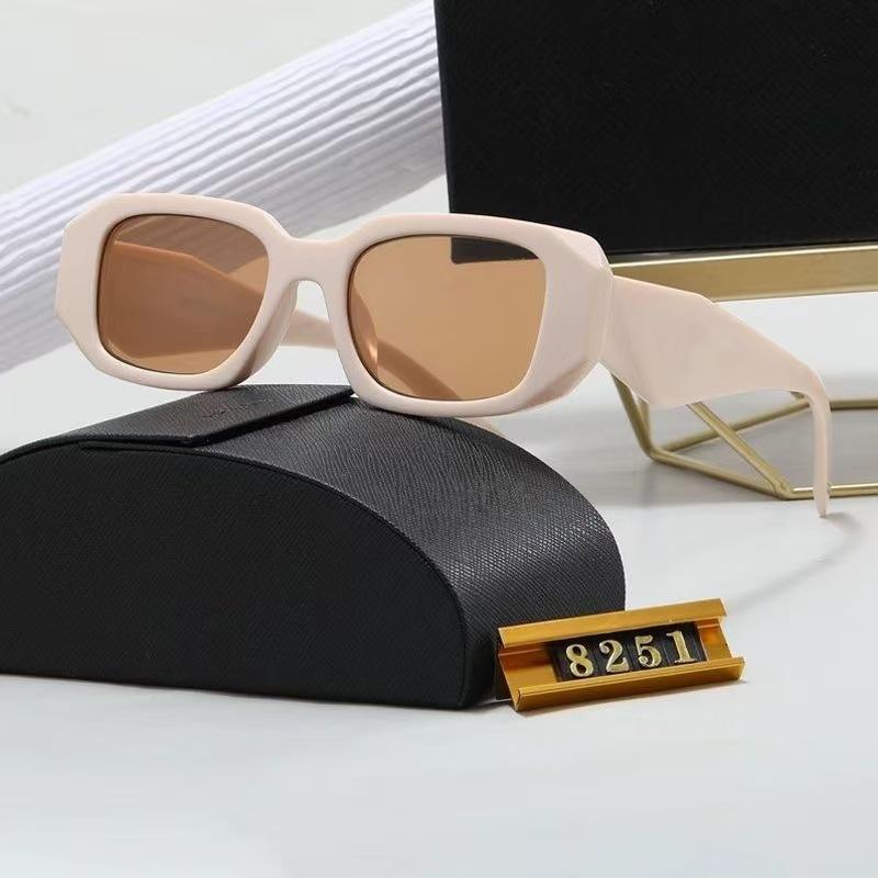 New Men Vintage Rectangle Frame Sunglasses Fashion Retro Sun Glasses Luxury Brand Design Glasse UV400 Shades Eyewear Women