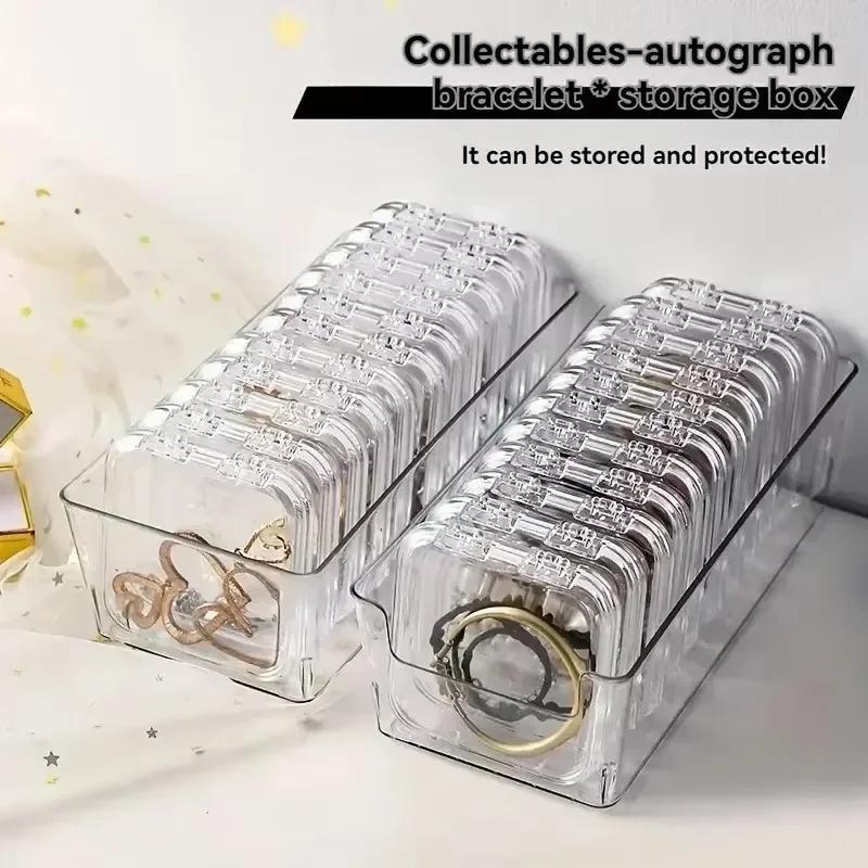50/20/10PCS Press-On Nail Storage Acrylic Boxes Clear Nail Boxes Jewelry Storage Tool & Accessories