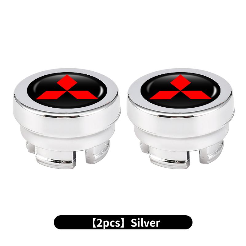 For Mitsubishi 1/2PCS Car Cigarette Lighter Cover Button Protector Dust Cap Auto Accessories Lancer ASX Pajero Mirage Attrage