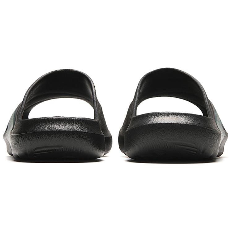 Anta Comfortable Durable Casual Slide Sandals Men Footwear Black Green 112438523-2