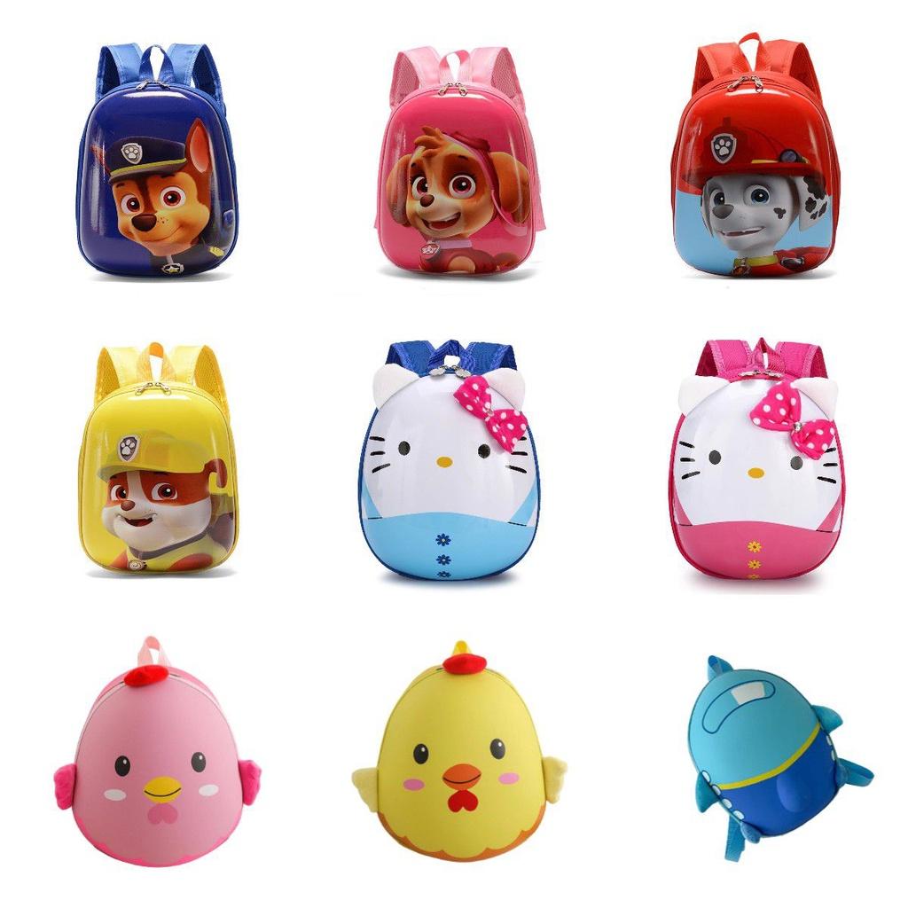 Cute Cartoon Pattern Hard Shell Backpack For Kids Water Proof And Wear-resistant