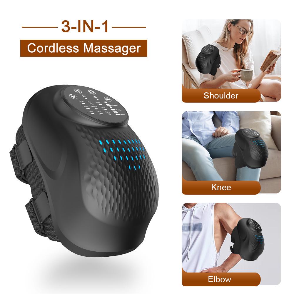 Smart Infrared Heat Compress Massager for Knee, Shoulder, and Elbow белый