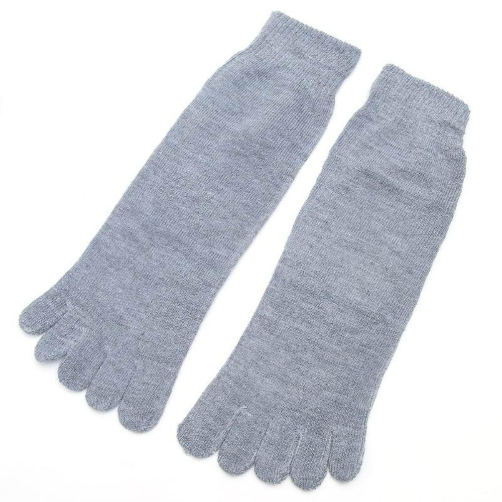 Color No Show Socks Sweat Absorption Toe Socks Men'S Split Toe Sock Five Fingers Socks Ankle Socks