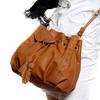 Elegant Women Bucket Shape Tassel Decorated Shoulder Cross Body Bag For Stylish Looks