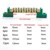 Copper Screw Terminal Block Distribution Box Connection Copper Terminal Blocks Wiring Terminal Practical Electrical Supplies