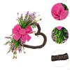 Heart Shaped Wreath Ring, Front Door Wreath,Wall Hanging Decoration,Ornament,Spring Artificial